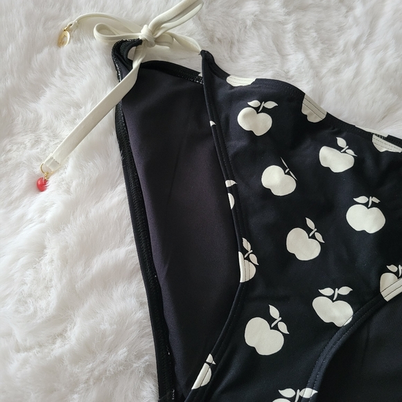 🦈KATE SPADE SWIMWEAR APPLE TOSS STRING BIKINI BOTTOM SIZE XL - Picture 5 of 6